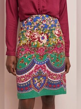 Anthropologie Maeve Sheffield Textured Pencil Skirt – Size 4